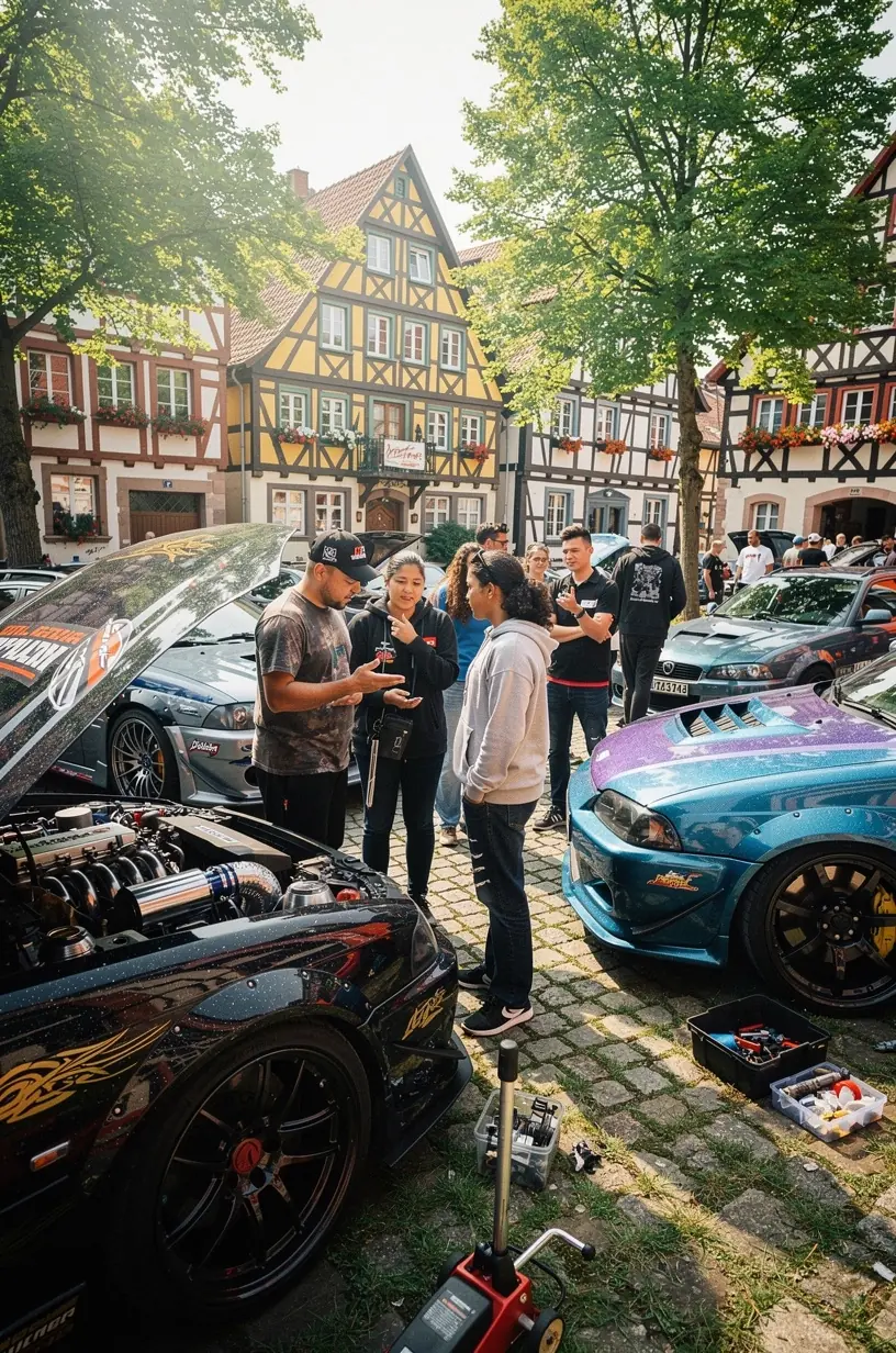 Moderne Diagnosegeräte zur Analyse von Fahrzeugparametern in der Werkstatt